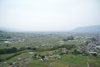 勝沼、鳥居平、鳥居焼周遊道路からのながめ