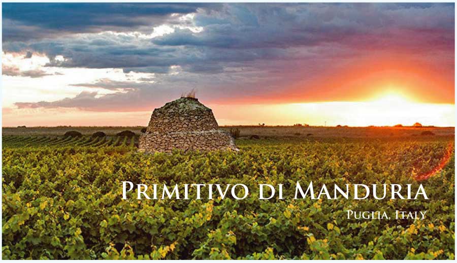 プリミティーヴォ・ディ・マンドゥーリア (Primitivo di Manduria) プリミティーヴォ・ディ・マンドゥーリア (Primitivo di Manduria)