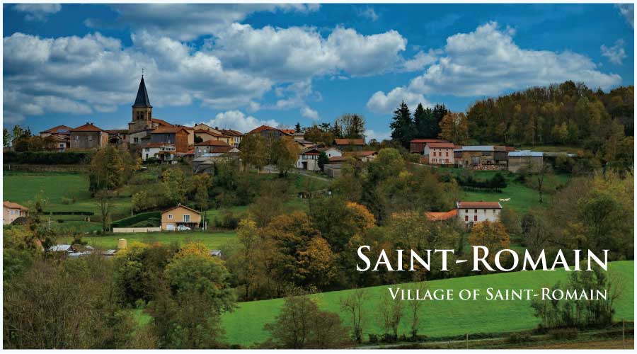 サン・ロマン (Saint Romain) の風景 サン・ロマン (Saint Romain) の風景